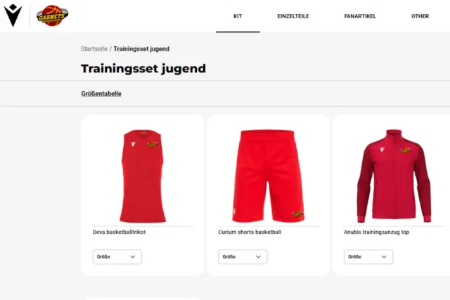 News im Online-Shop der Garnets