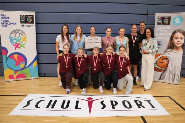 Die Mädels vom BG/BRG Spittal an der Drau holen Vizestaatsmeistertitel im Schulbasketball