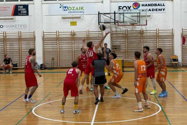 Testspiel in Radovljica